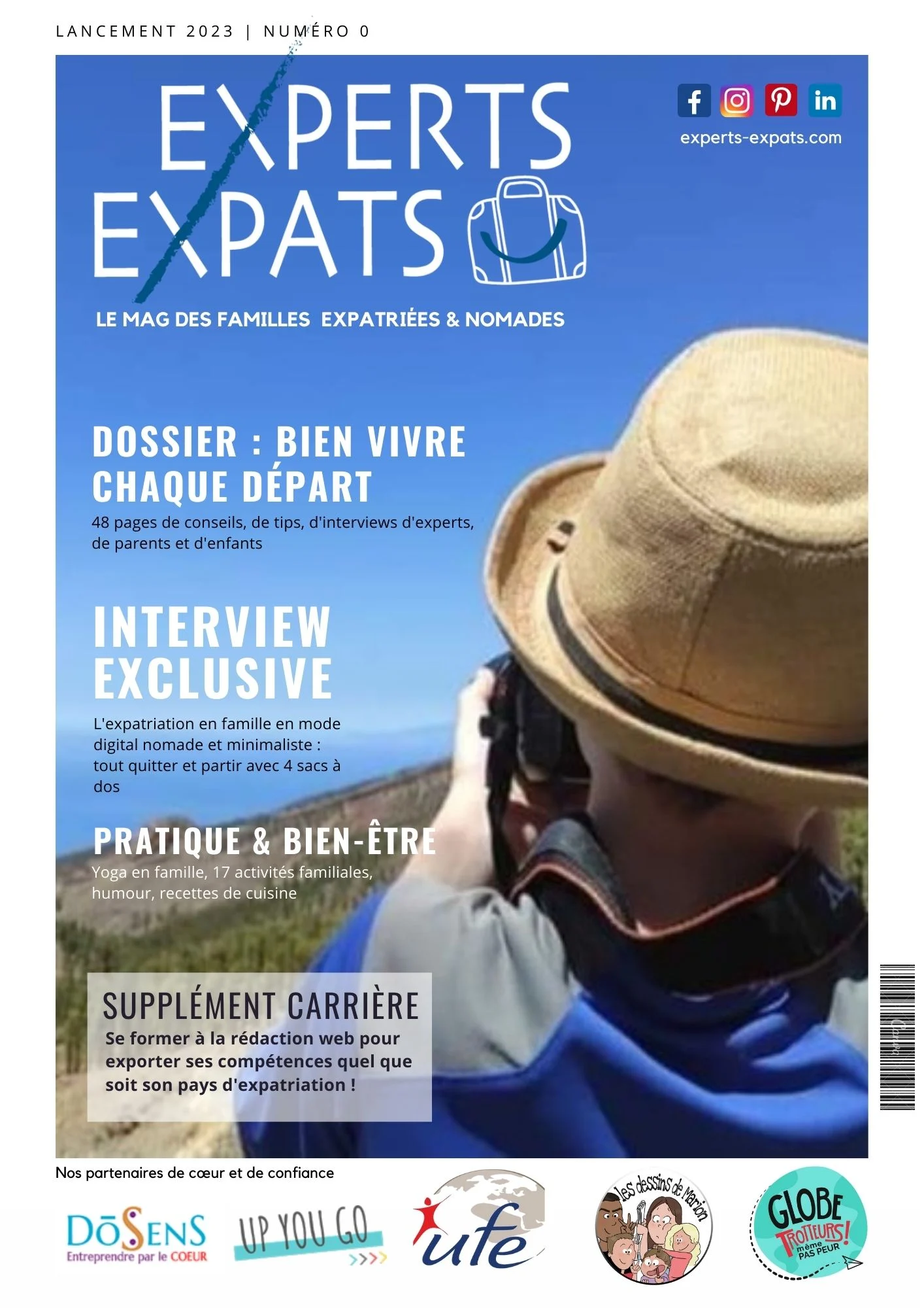 Couverture magazine expatriation